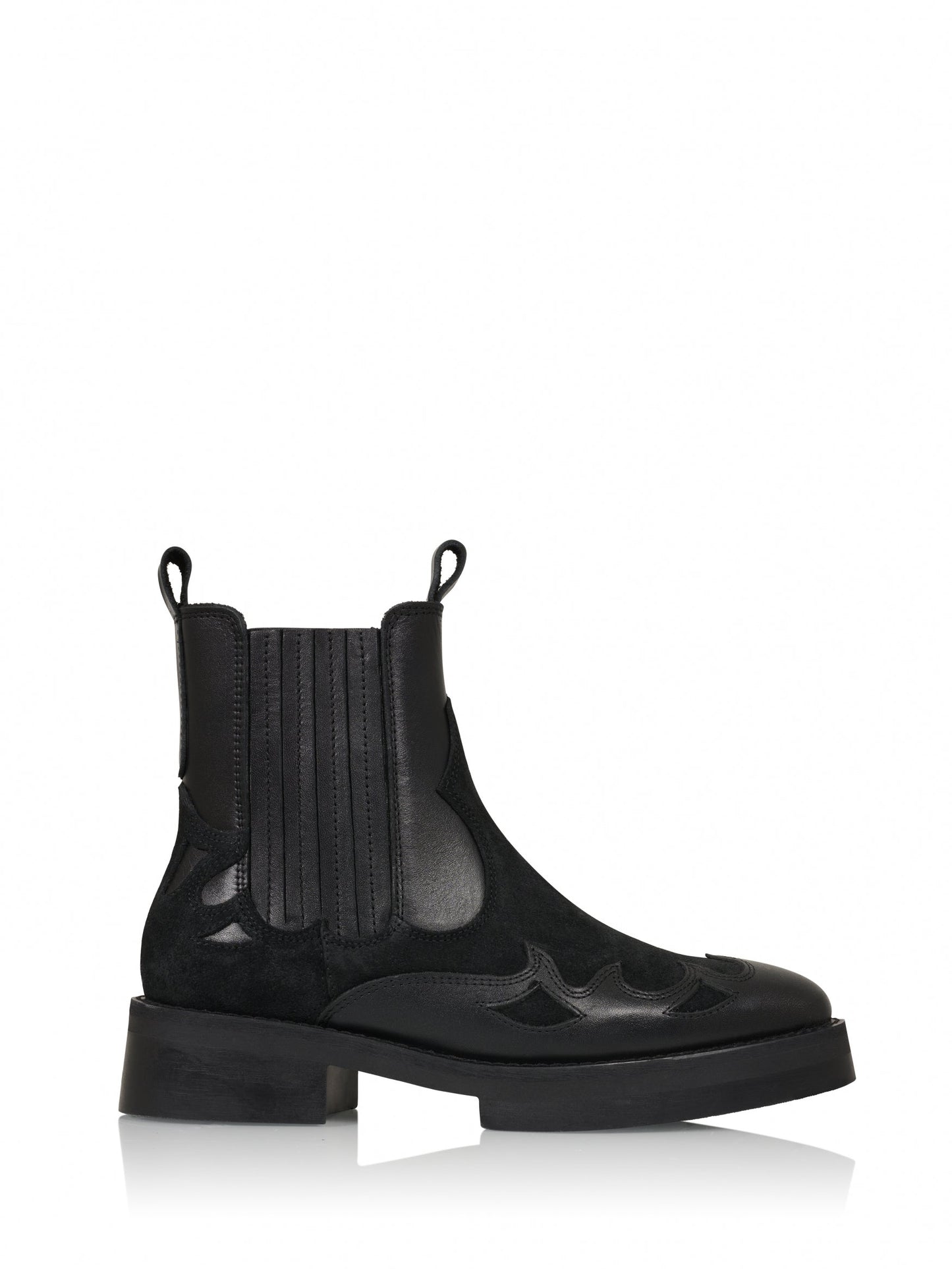 WIDLEY suede - Bikerboots | Black