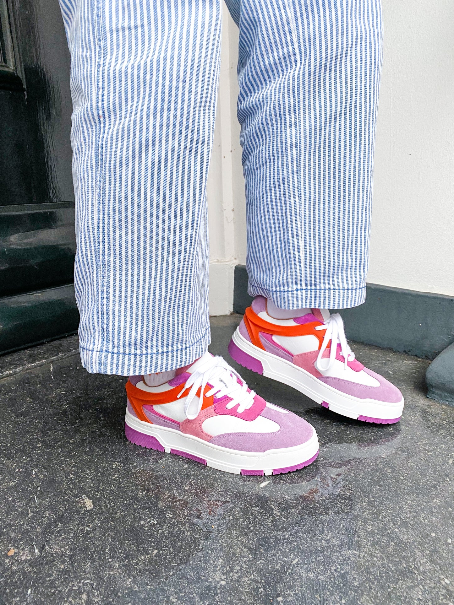 DURBAN suede - Sneakers | Purple / Orange