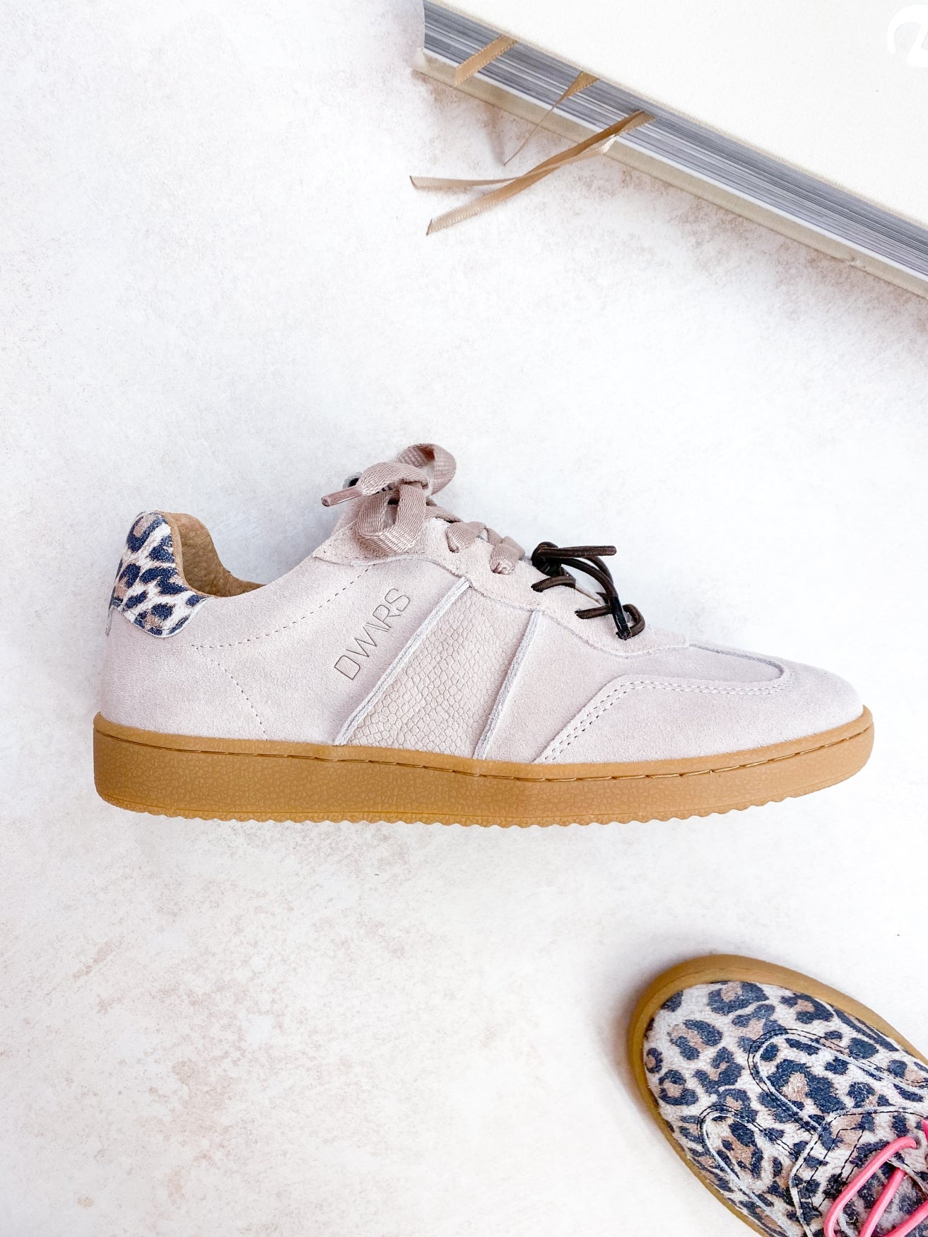 POONA leopard - Sneakers | Lt. Pink / Sand