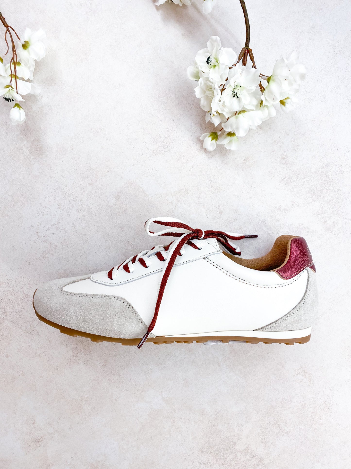 SAVA suede - Sneakers | Off white / Bordeaux