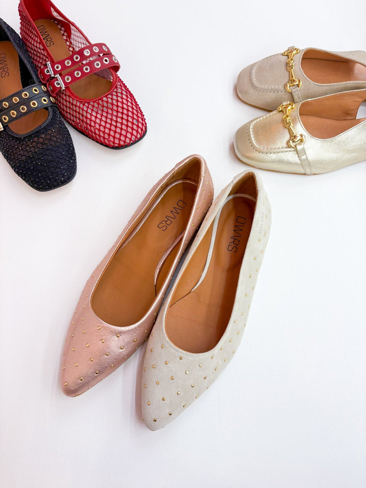PORTO studs - Loafers | Rosé