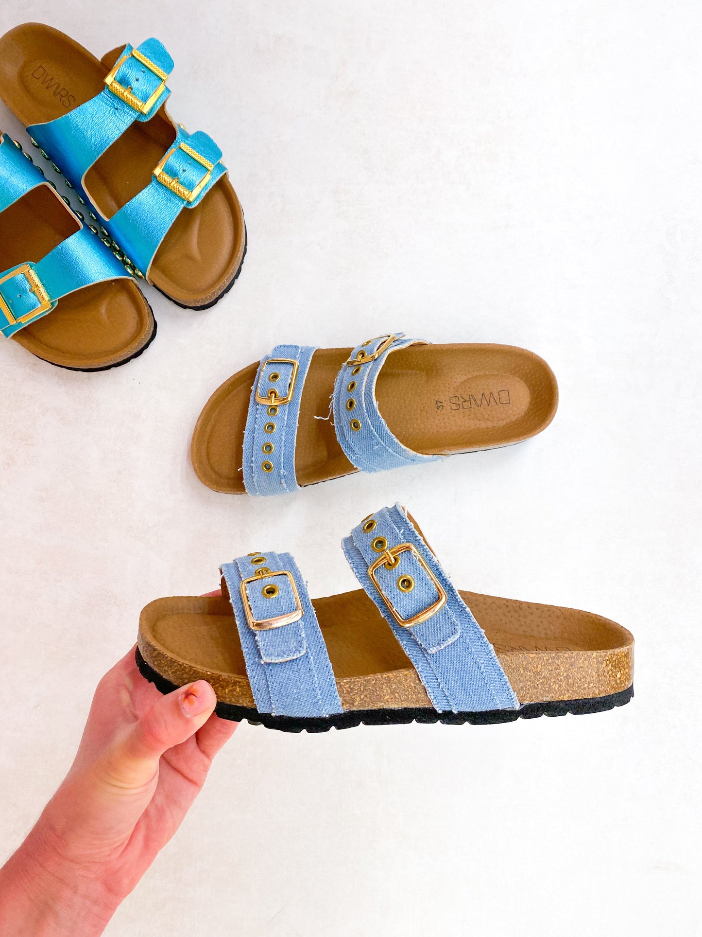 KISKA denim - Slippers | Jeans