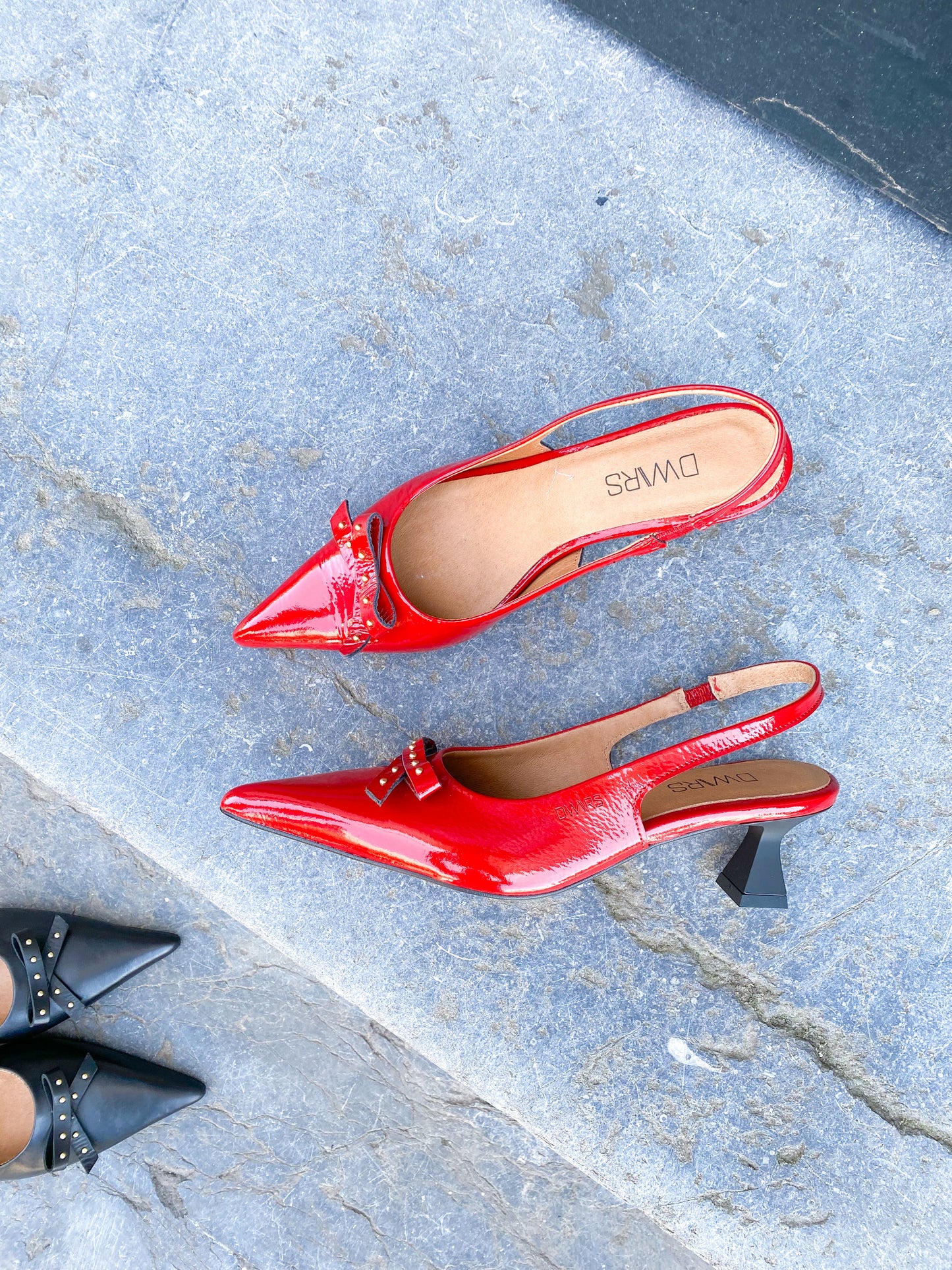 EVIA Lackleder - High Heels | Rot