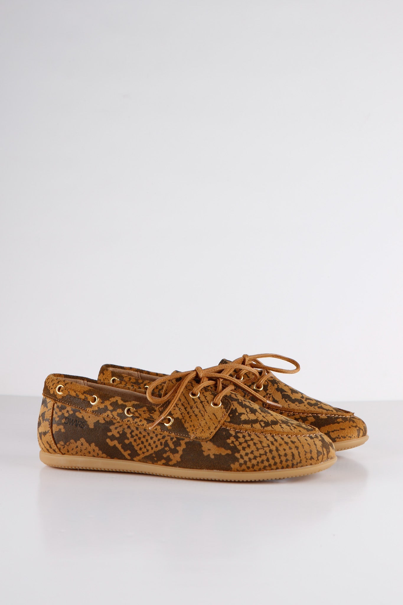 LATTY Snake – Mokassins | Cognac