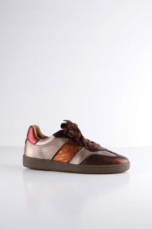 POONA metallic - Sneakers | Bordeaux / Stone