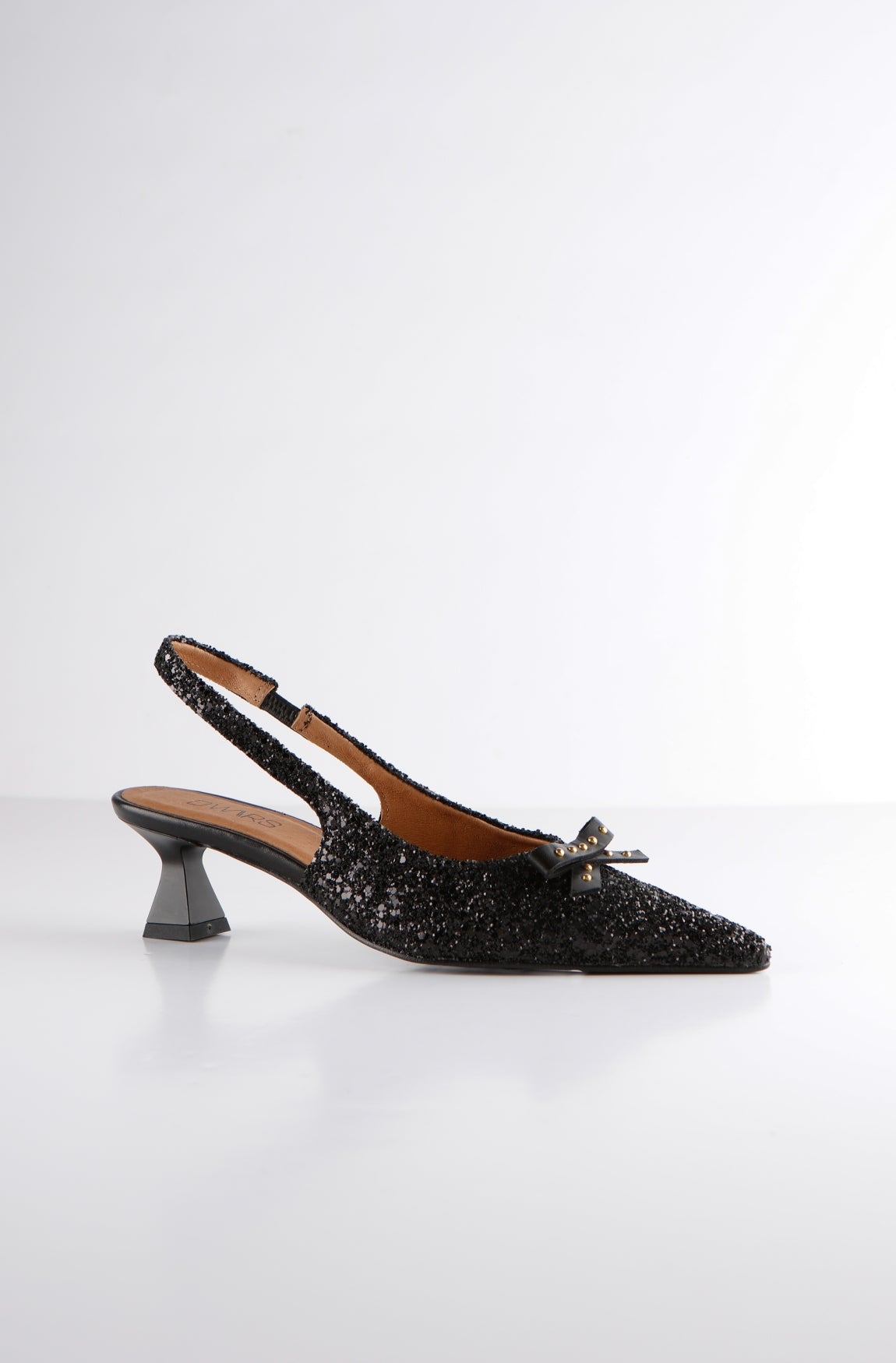 EVIA Glitzer-Pumps | Schwarz