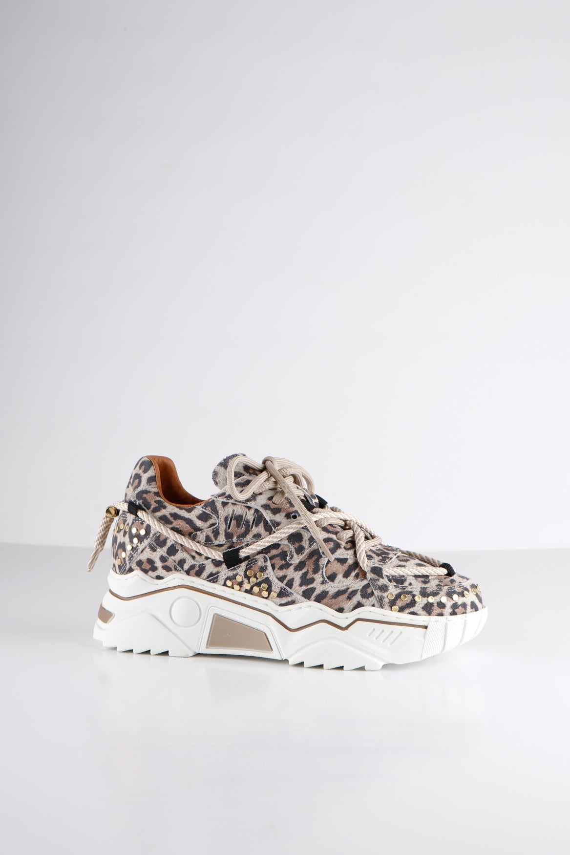 JUPITER studs leopard - Sneakers | Sand