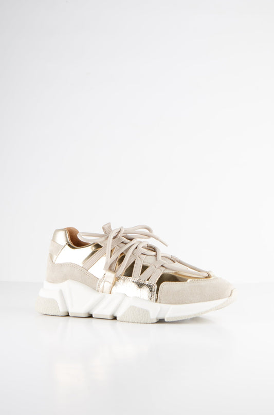 LOS ANGELES metallic - Sneakers | Sand / Champagne