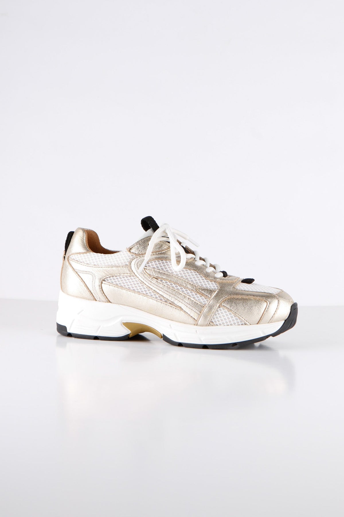 NEYA mesh - Sneakers | Champagne / White
