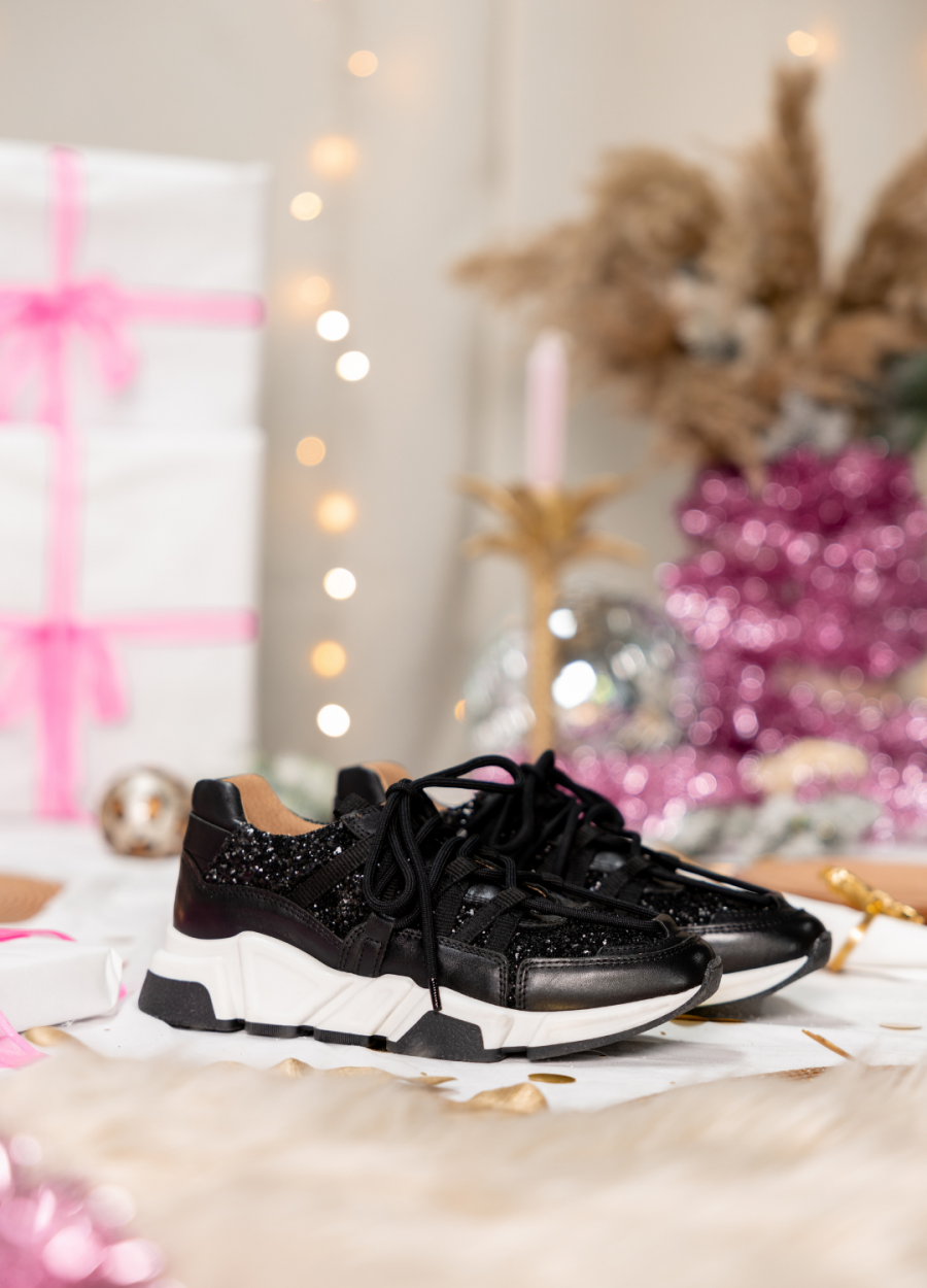 LOS ANGELES glitter | Black