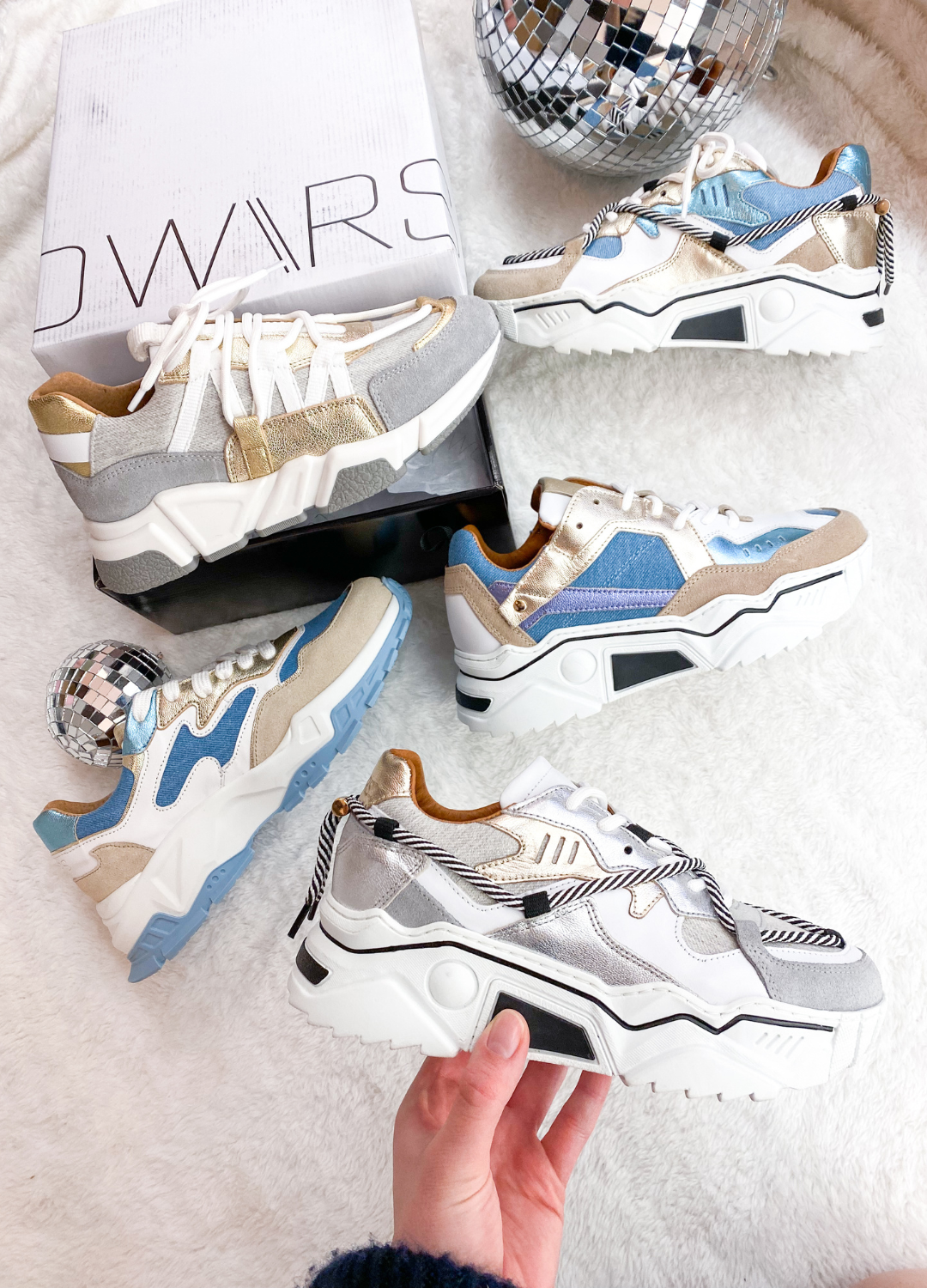 LOS ANGELES denim - Sneakers | Champagne / Grey