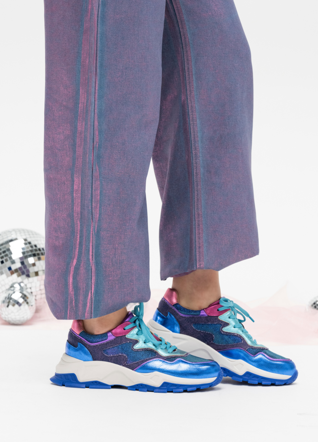 CHESTER sparkling - Sneakers | Kobalt / Aqua