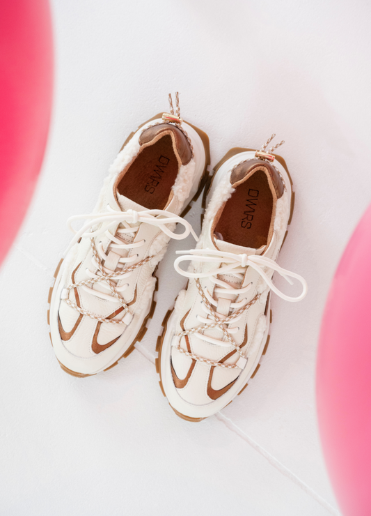 BONNEY teddy - Sneakers | Off white / Bronze
