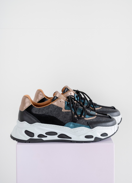 NEPTUNUS denim - Sneakers | Black / Cipra