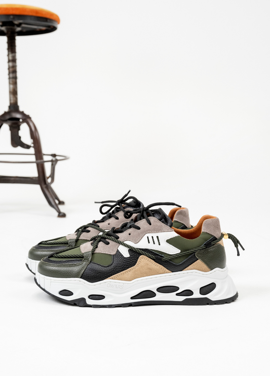 SATURNUS MEN - Sneakers | Army / Black