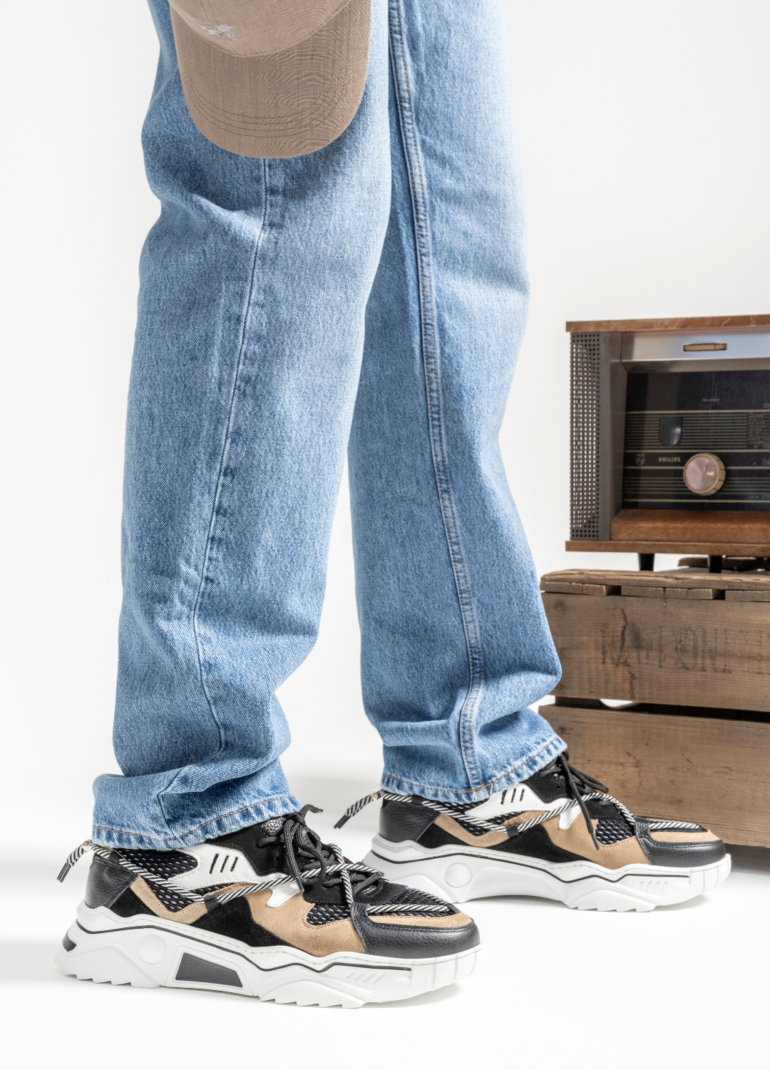 JUPITER MEN - Sneakers | Black / Beige