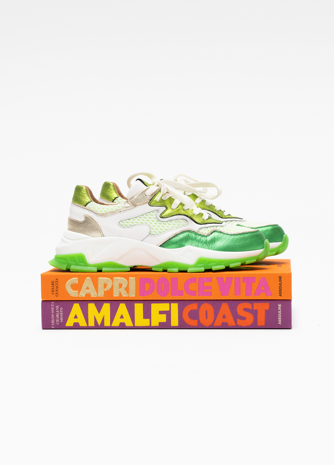CHESTER mesh - Sneakers | White / Green