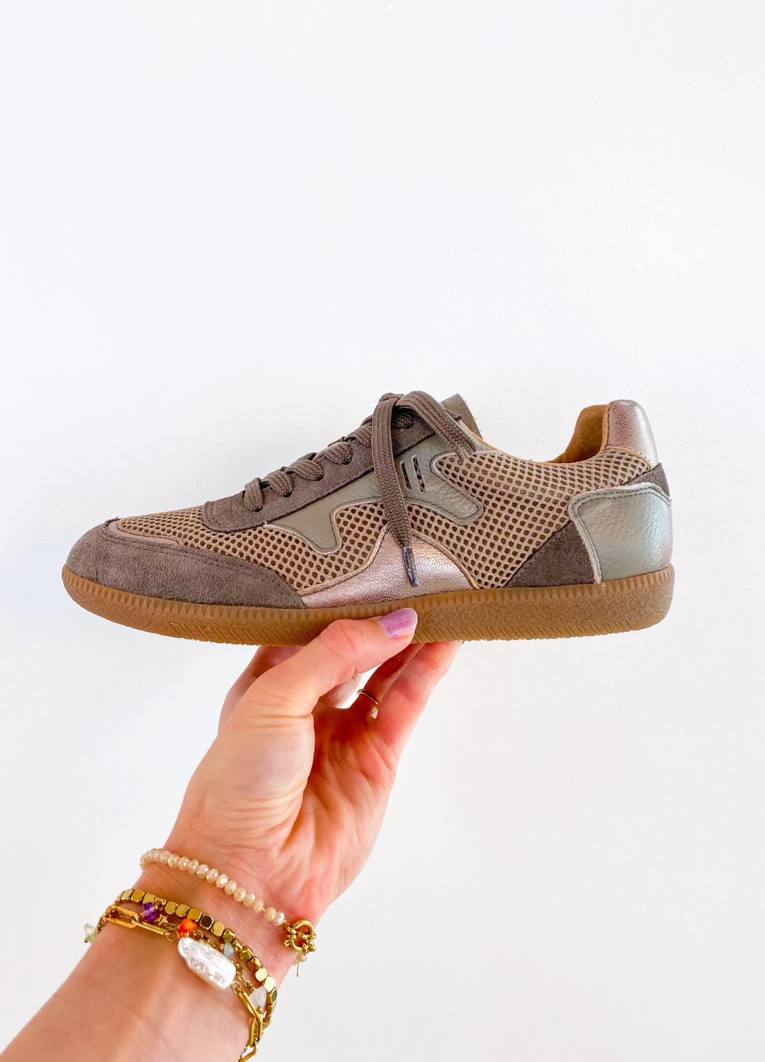 ISELLE mesh - Sneakers | Elefante / Stone