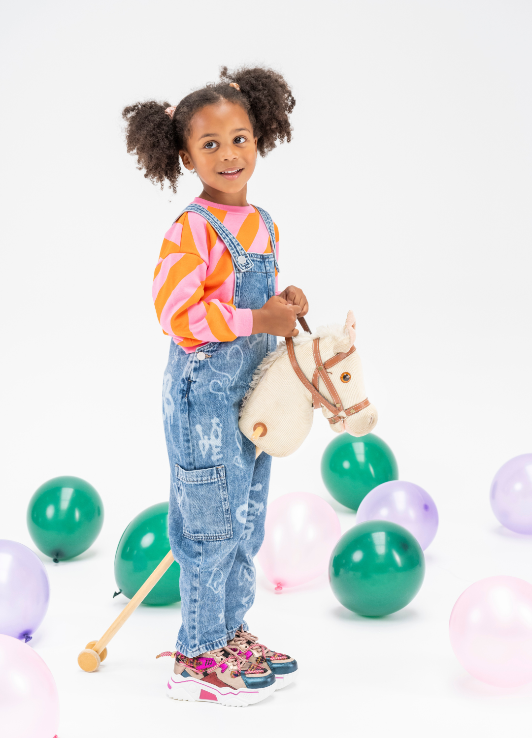 JUPITER KIDS tweed - Sneakers | Beige / Fuchsia