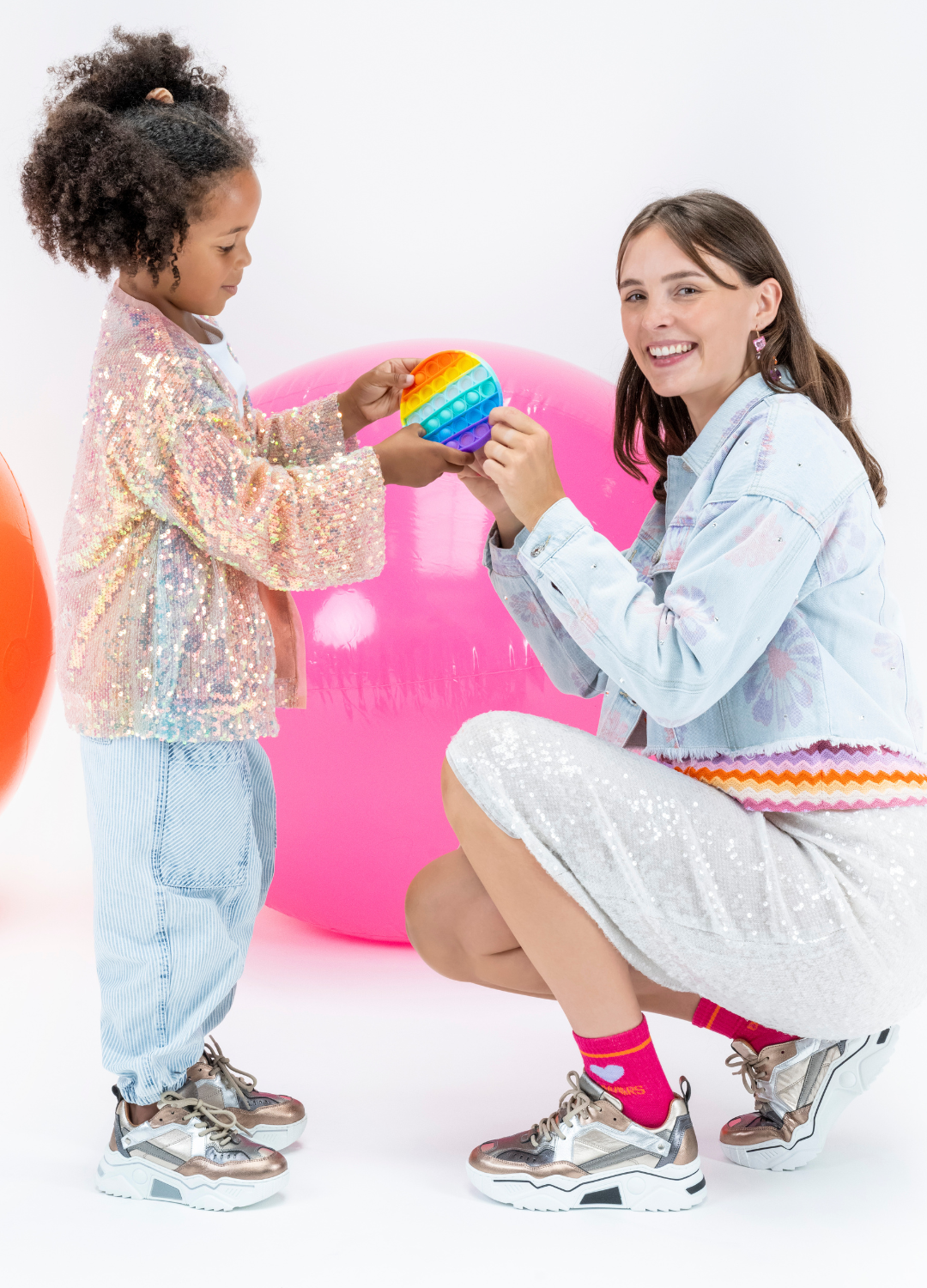 PLUTO KIDS metallic - Sneakers | Stone / Cipra