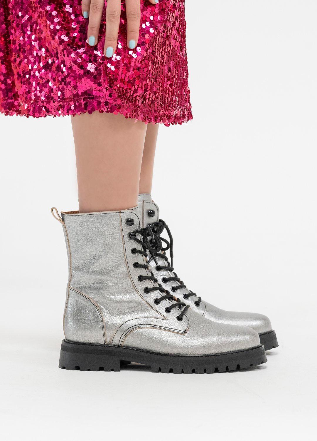 BOGOTA metallic - Bikerboots | Steel