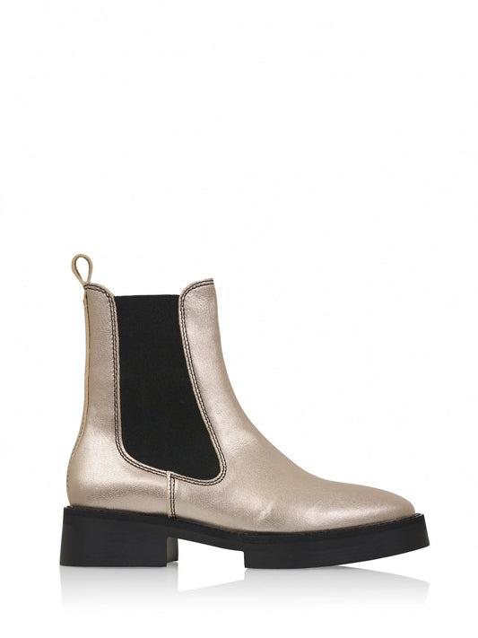 BARKLY metallic - Bikerboots | Stone