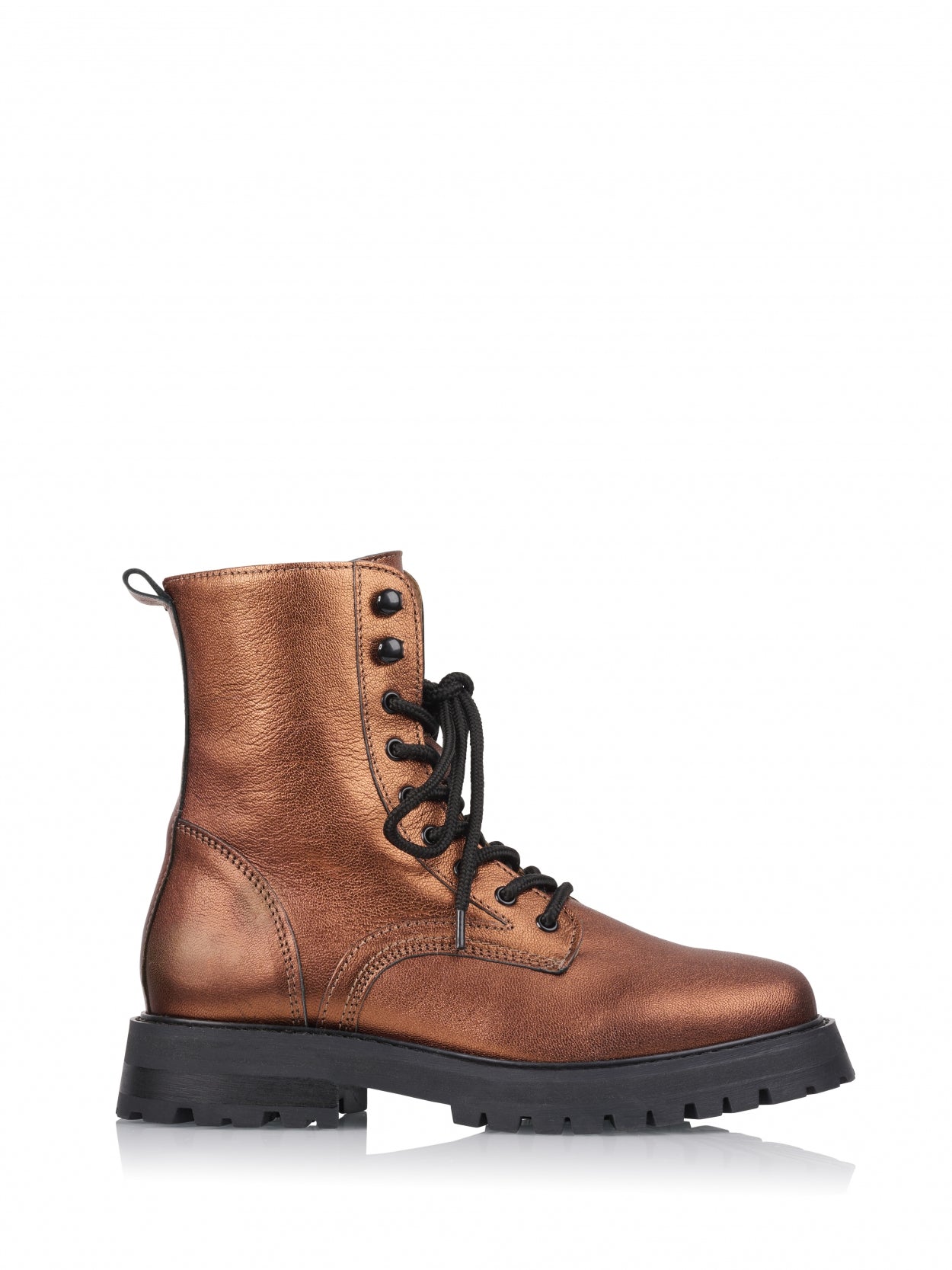 BOGOTA metallic - Bikerboots | Bronze