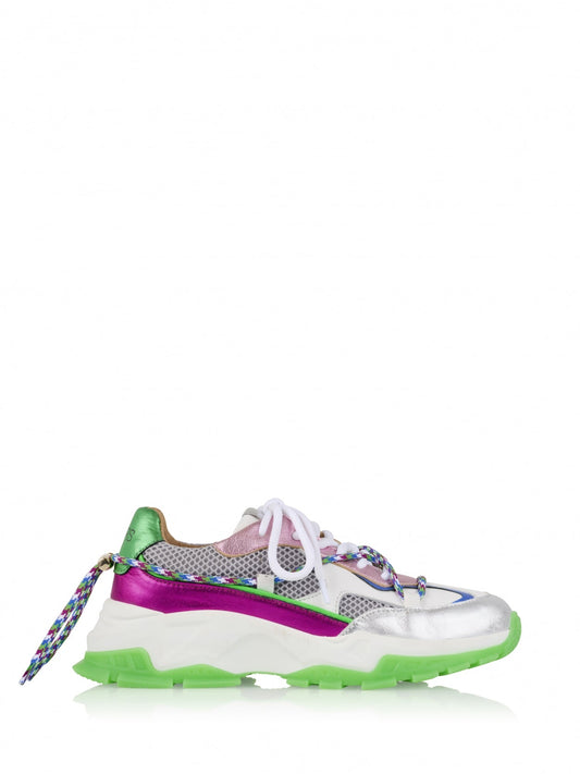 BONNEY leer - Sneakers | White / Green