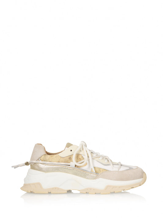 BONNEY snake - Sneakers | Sand / Champagne