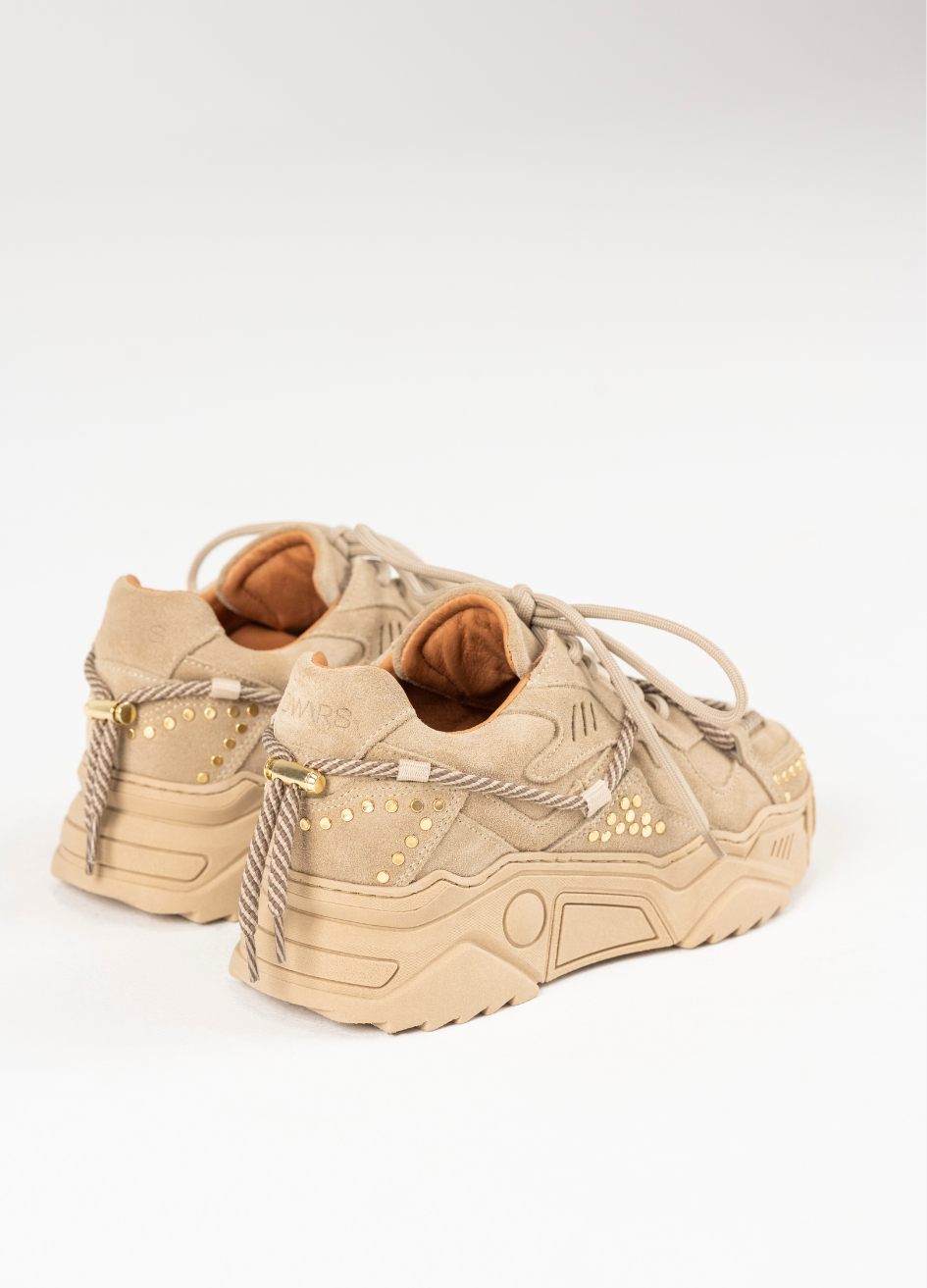 JUPITER Sneakers mit Nieten | Beige