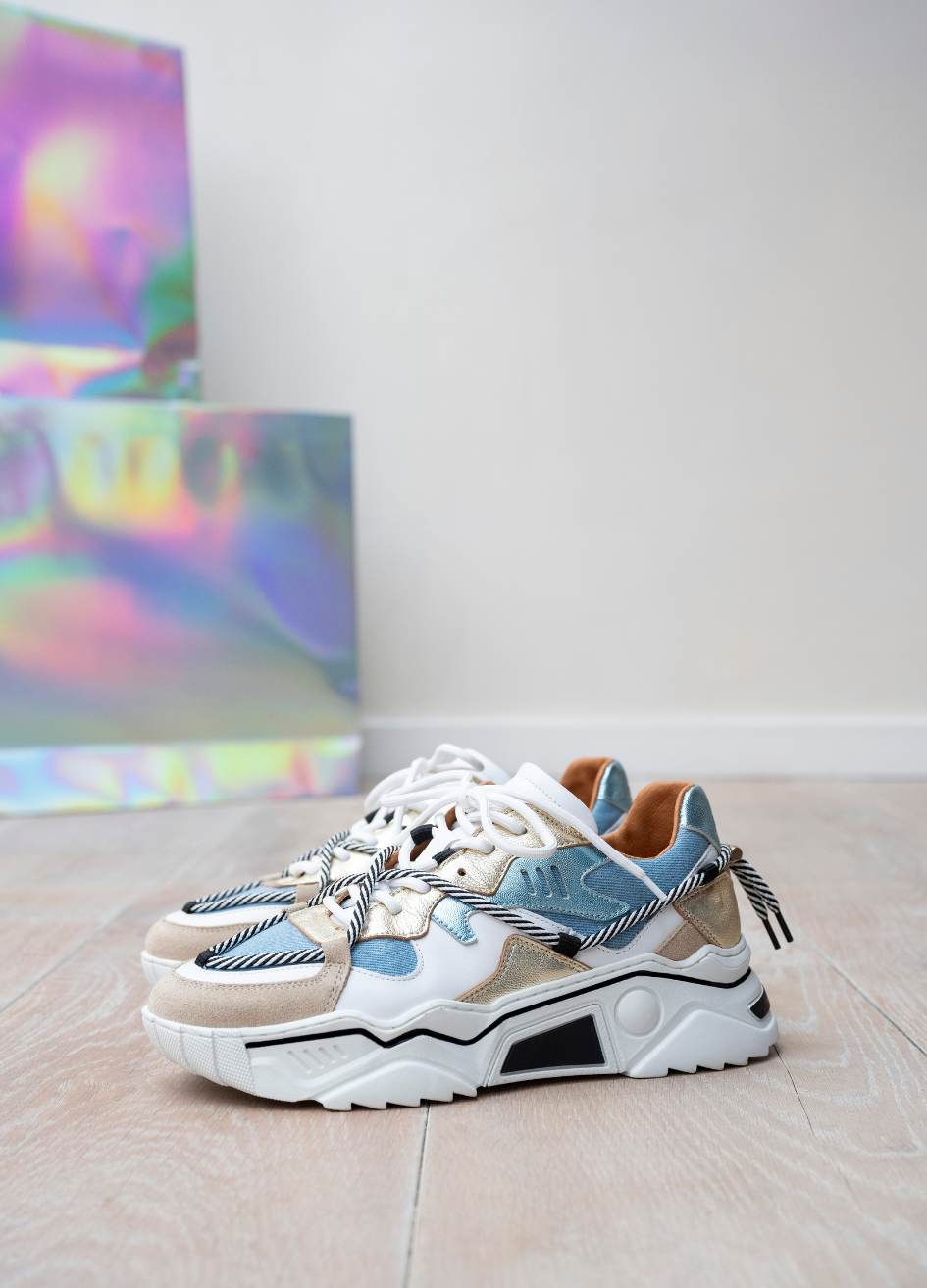JUPITER denim - Sneakers | Champagne / Jeans