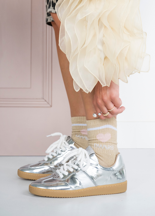 POONA shimmer metallic - Sneakers | Silver