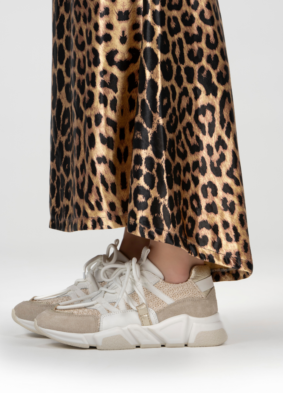 LOS ANGELES raffia - Sneakers | Sand / Champagne
