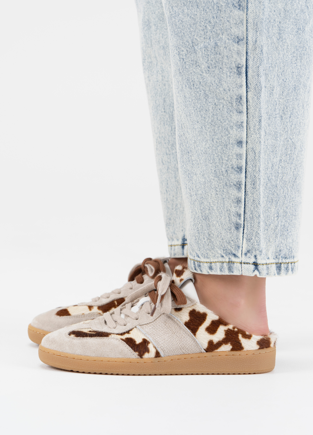 NOME cow hair on - Sneakers | Sand / Off white