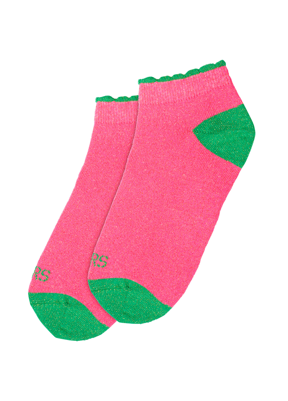 LIZZY SOCKS glitter - Sokken | Pink / Green