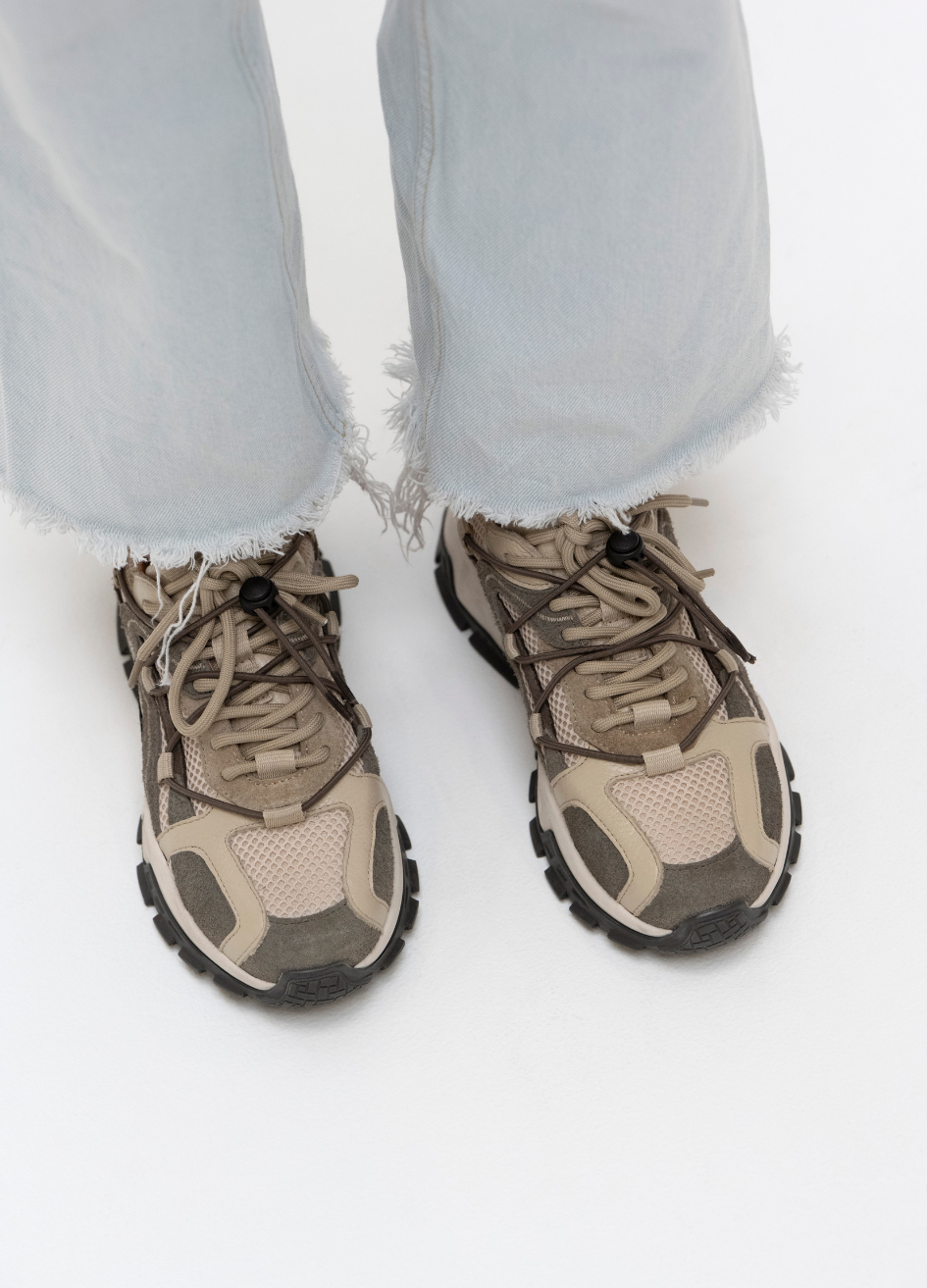ISOLA mesh - Sneakers | Elefante / Beige