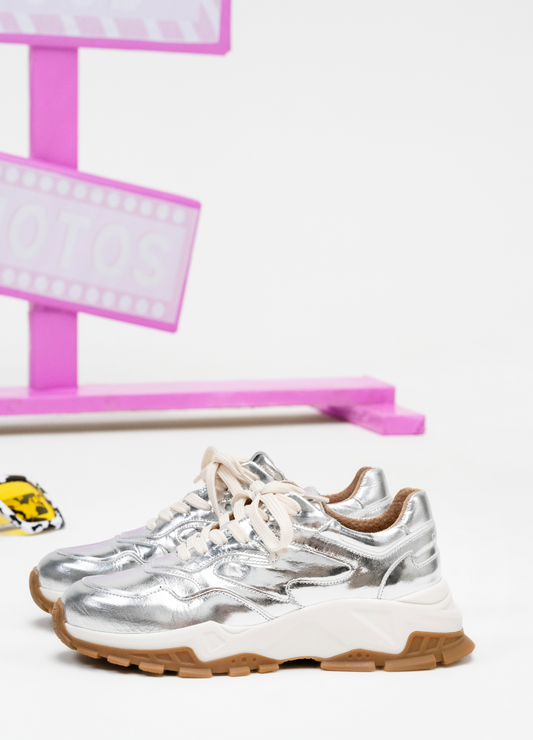 CHESTER metallic shimmer - Sneakers | Silver