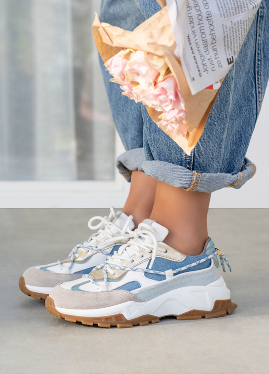 BONNEY denim - Sneakers | Champagne / Jeans