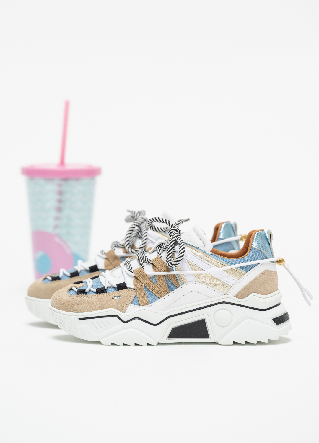 ORION denim - Sneakers | Sand / Jeans