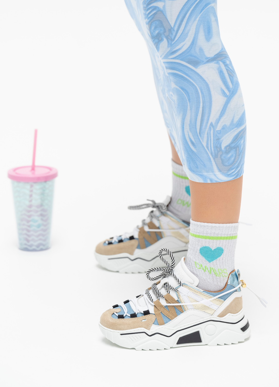 ORION denim - Sneakers | Sand / Jeans