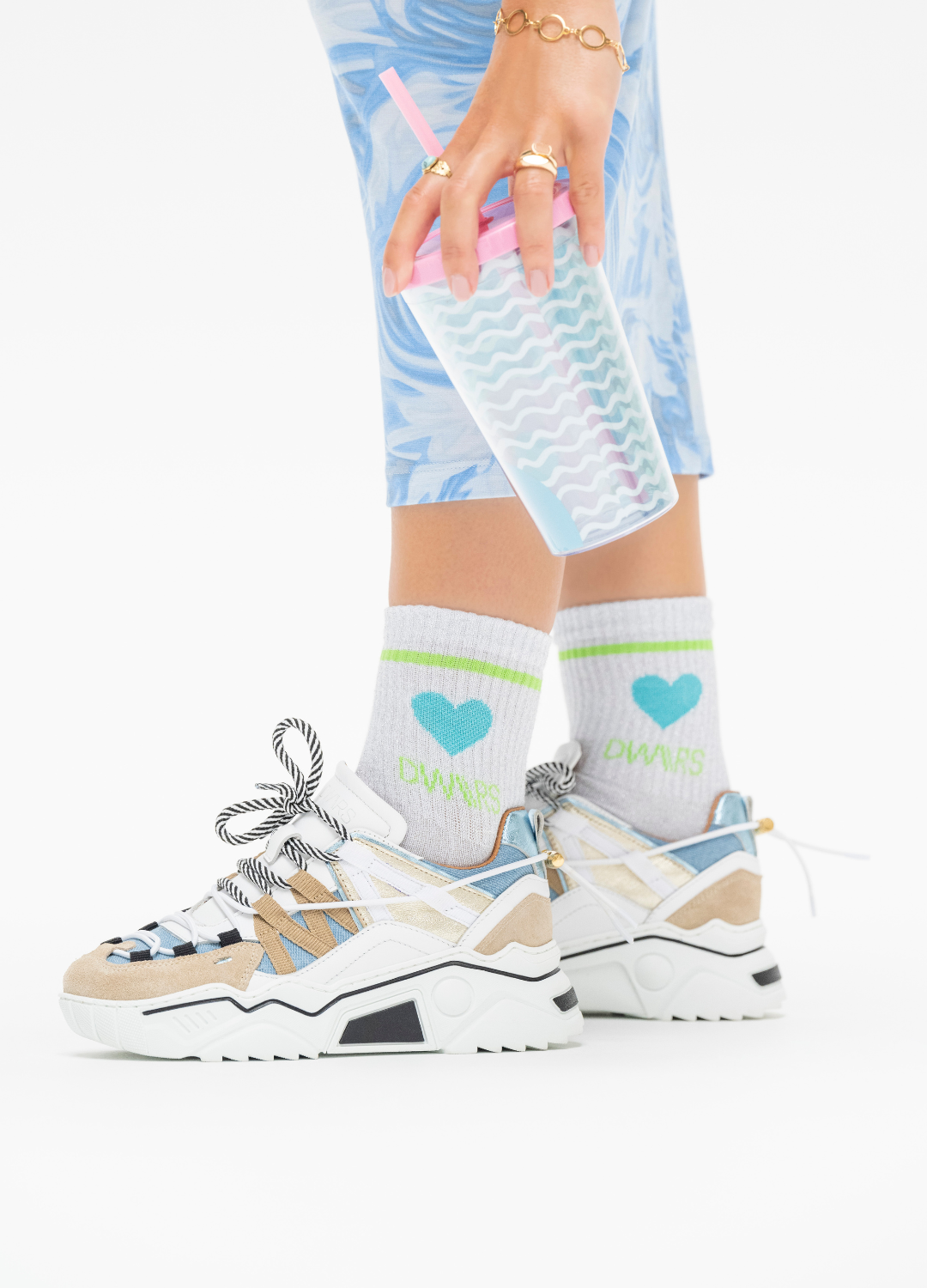 ORION denim - Sneakers | Sand / Jeans