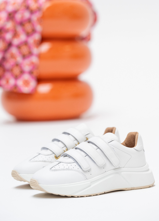 CALI leer - Sneakers | White