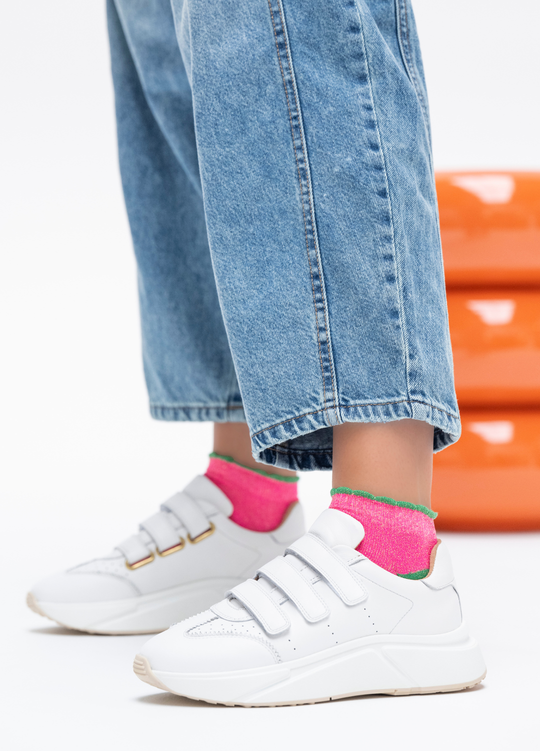 CALI leer - Sneakers | White