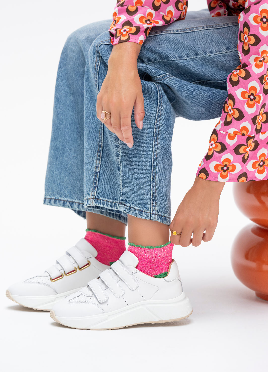 CALI leer - Sneakers | White
