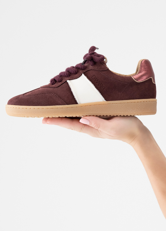 POONA suede - Sneakers | Bordeaux / Off White