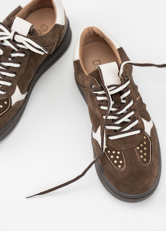 MIRABEL studs - Sneakers | Drk brown/Off white
