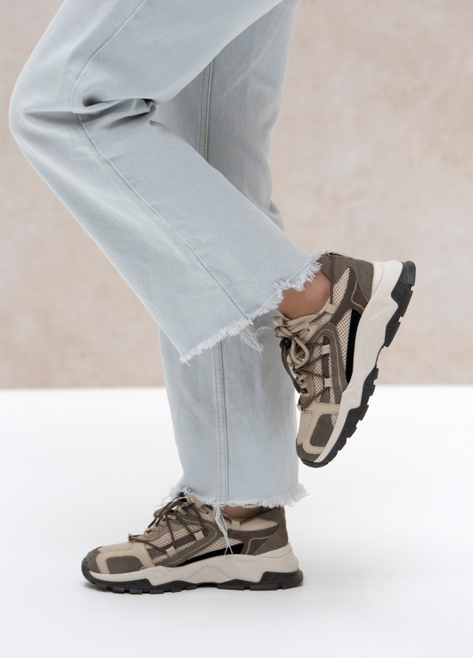 ISOLA mesh - Sneakers | Elefante / Beige