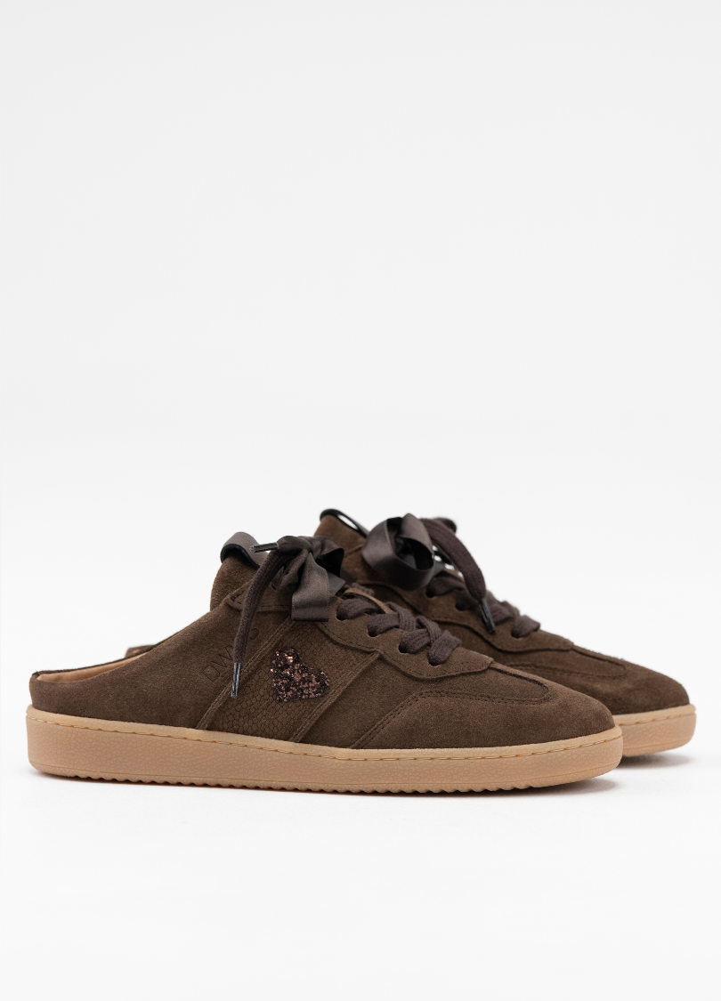 NOME Heart - Sneaker | Dunkelbraun