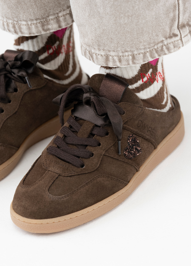 NOME Heart - Sneaker | Dunkelbraun