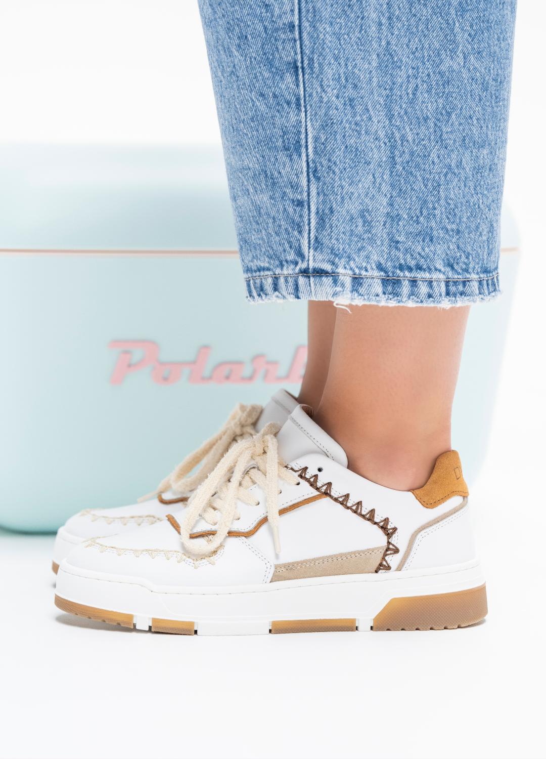 HUNTLY embroidery - Sneakers | White / Sand